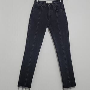 Reformation Seamed Jeans In Pacific